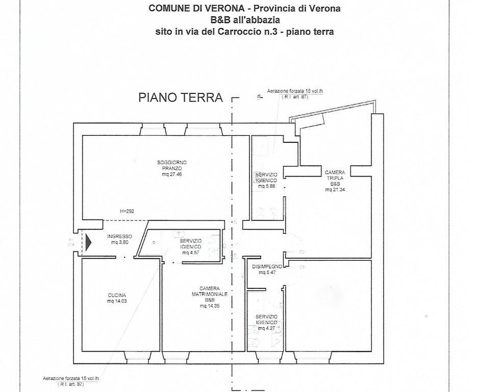 All'Abbazia Verona Eksteriør billede
